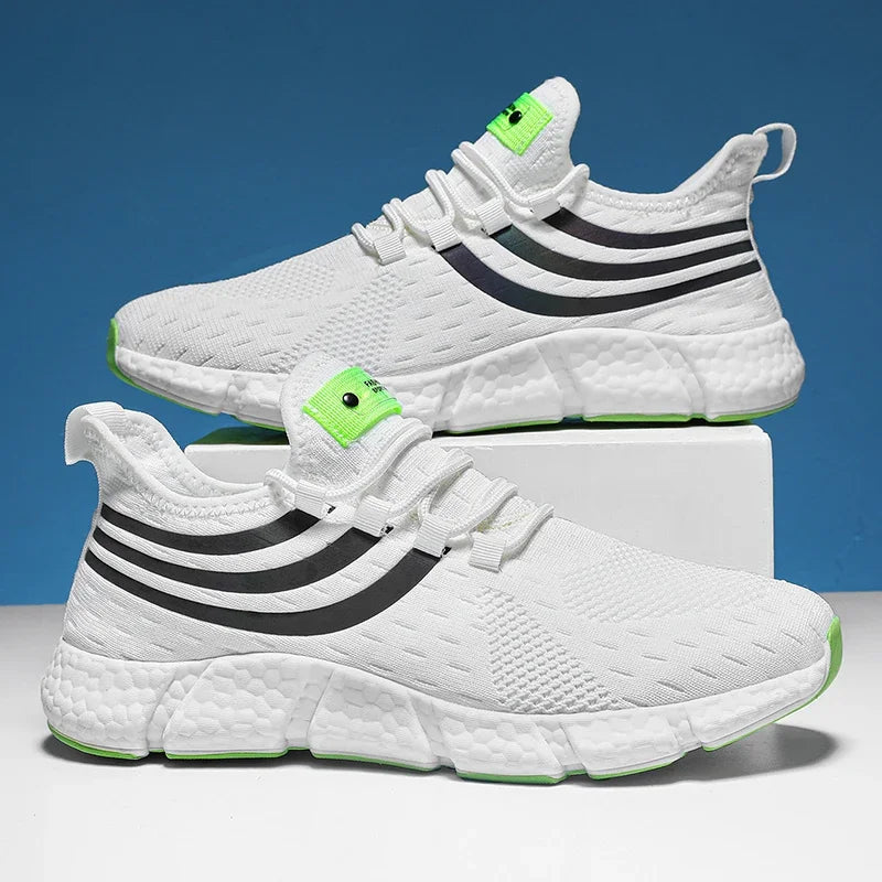 Pantofi sport casual pentru bărbați, adidași ușori și respirabili, antiderapanti, pentru alergare în aer liber, plimbare, tenis și jogging