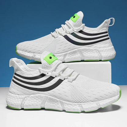Pantofi sport casual pentru bărbați, adidași ușori și respirabili, antiderapanti, pentru alergare în aer liber, plimbare, tenis și jogging