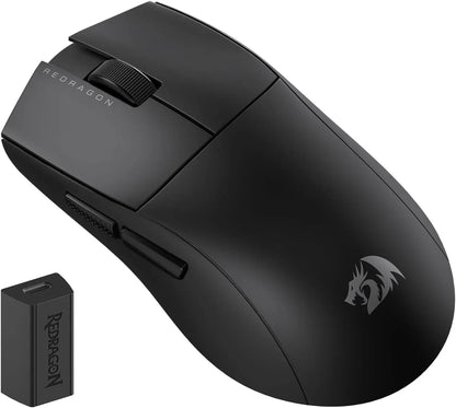 Redragon M916 PRO 3 módú vezeték nélküli gamer egér, Hype-Speed 4K lekérdezési frekvencia, 49 g ultrakönnyű, 26K DPI-s gamer egér