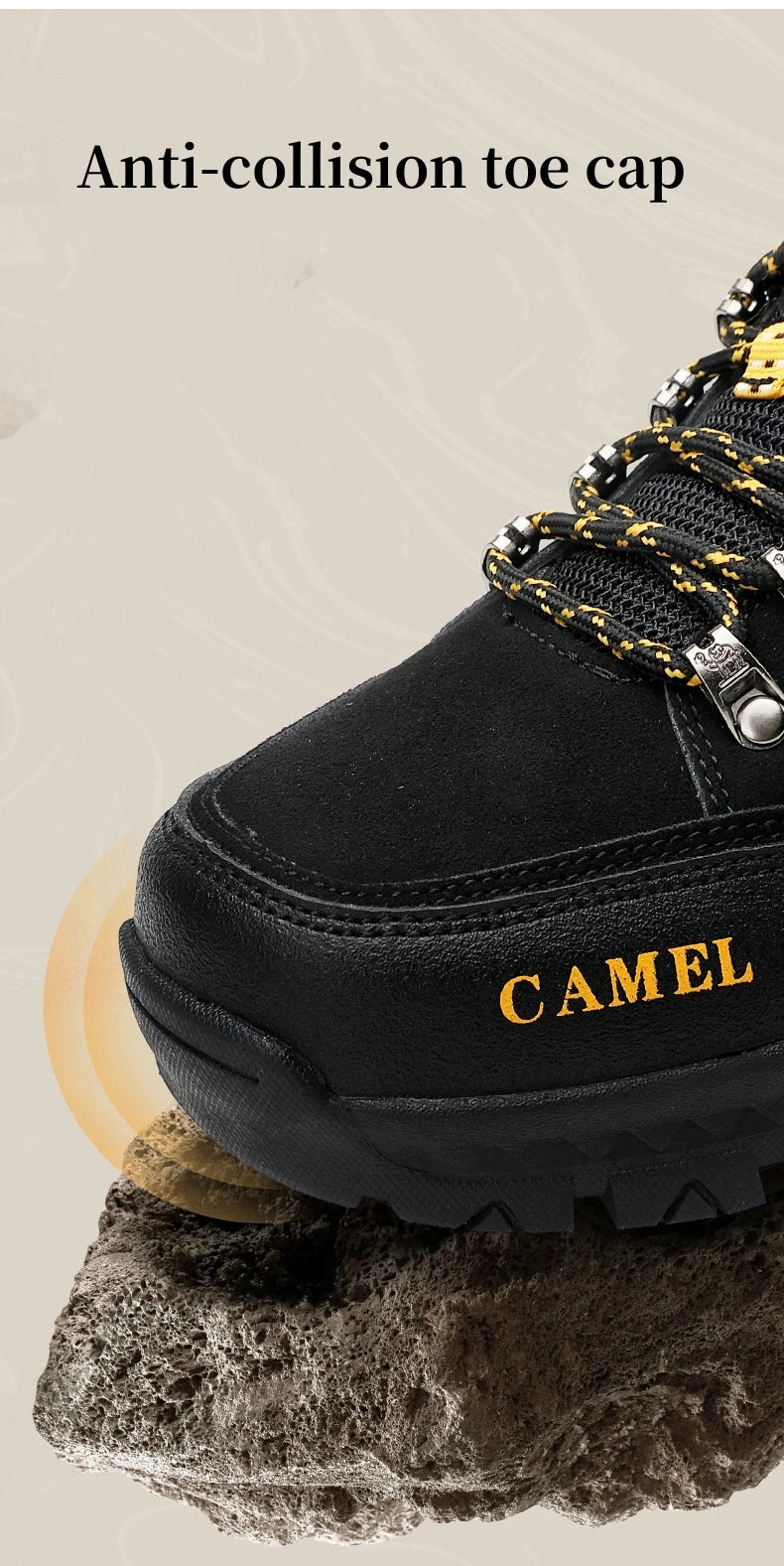Classic Black Men's Hiking Shoes Outdoor Low Climbing Walking Shoes For Men Trekking Sneakers Non-Slip Mountaineering Shoes Man