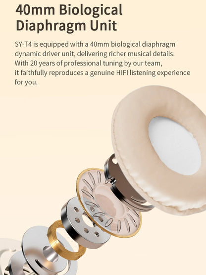 Casque Bluetooth supra-auriculaire, appels sans fil de haute qualité, longue autonomie pour le sport, le gaming et l'écoute de musique