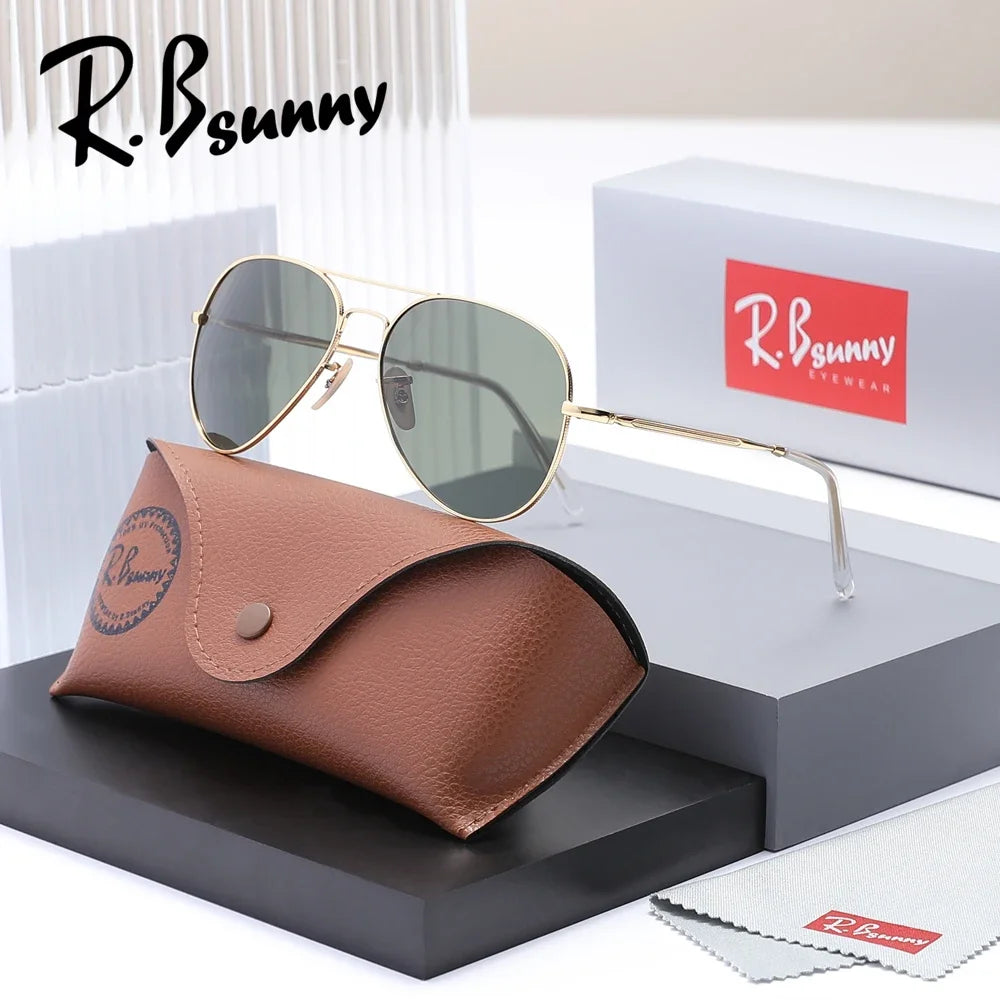 Trend Men Pilot Sunglasses Polarized Luxury Sun Glasses Women Mirror Colors Driving Male Shades UV400