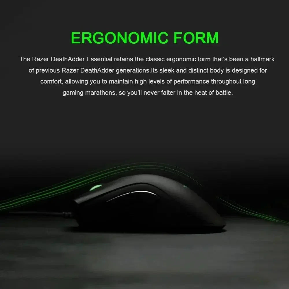 Razer NOVOROČNÍ DÁREK Thunder Snake Viper Mini počítačová e-sportovní kabelová herní myš pro notebook s RGB podsvícením, myš pro menší ruce