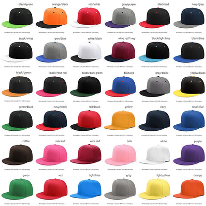 SLECKTON Custom Logo Hats High-quality Hiphop Snapback Caps Letter Embroidery Brand Design Trucker Cap Wholesale Hat Adult