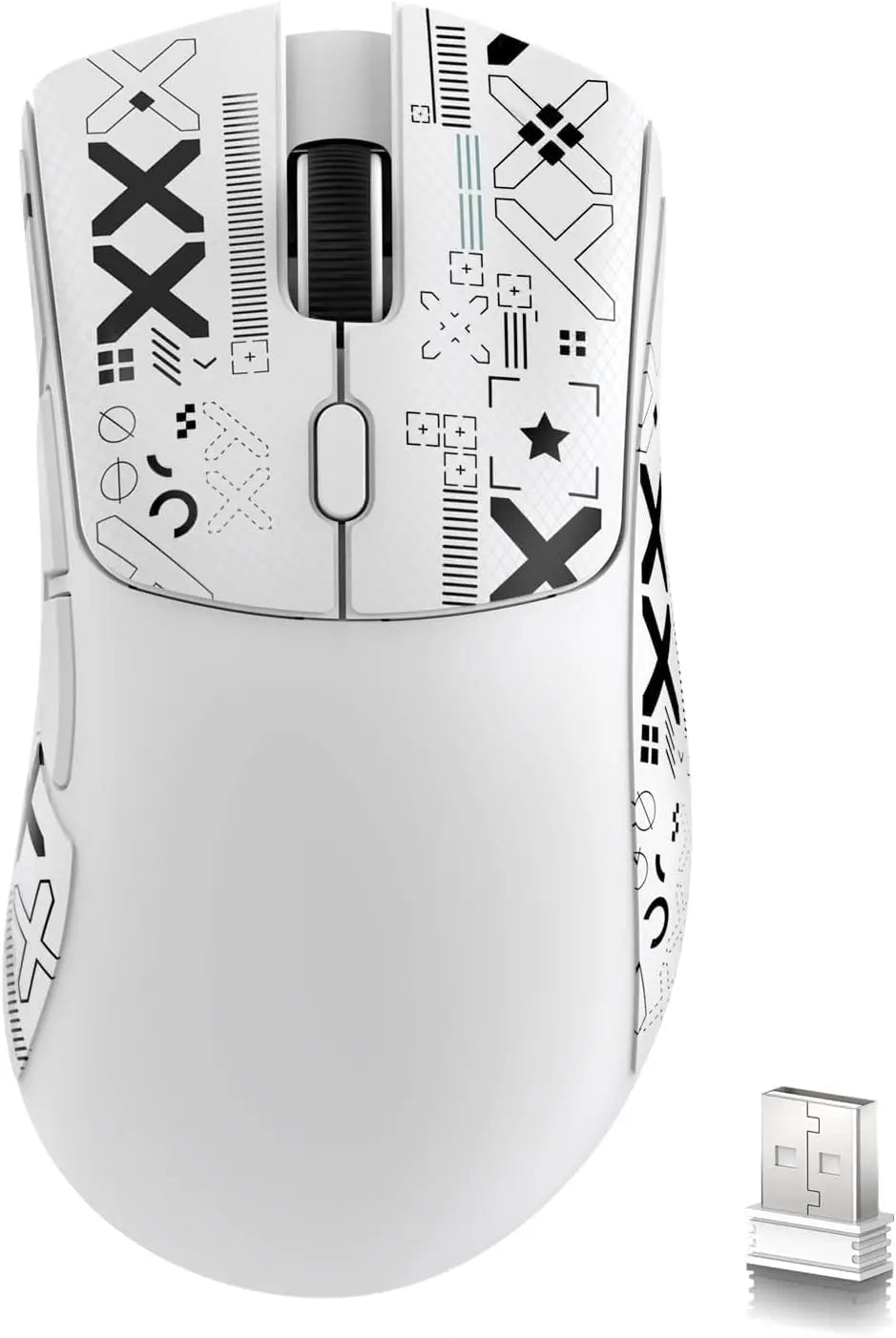 Attack Shark R1 Wireless Gaming Mouse 55g Lightweight 18000dpi PAW3311 Tri-Mode 2.4G/Bluetooth 5.2/USB-C for PC/Mac