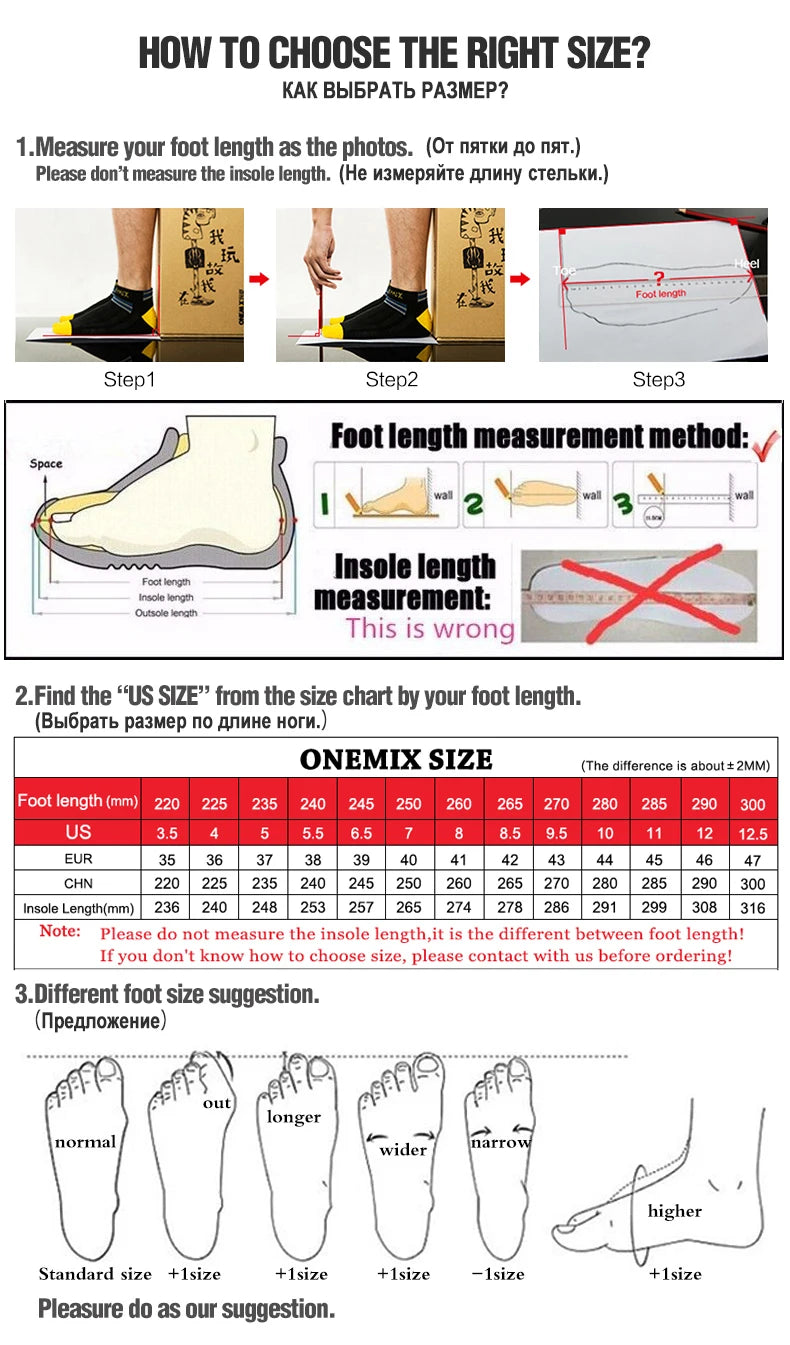 ONEMIX Outdoor Hiking Shoes Casual Mesh Sports Light Wear Running Shoes Men Non-slip Wear-resistant Climbing Shoes Women