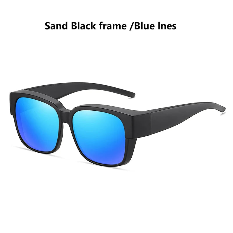 Fit Over myopia glasses cover Sunglasse Polarized Men Women UV400 Goggles Outdoor Travel Driving Anti-Glare Cover Sun Glasses