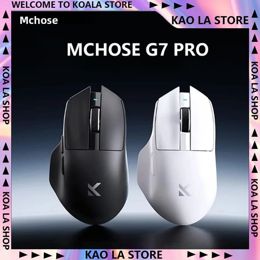 НОВА G7 PRO геймърска мишка, три режима, безжична Bluetooth, ергономична, лека, персонализирана мишка за PC, офис и геймъри, аксесоар за гейминг