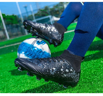 Chaussures de football anti-ald pour hommes, baskets de football respirantes, chaussures de football en plein air, basses, coordonnantes, TF, FG