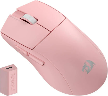 Redragon M916 PRO 3 módú vezeték nélküli gamer egér, Hype-Speed 4K lekérdezési frekvencia, 49 g ultrakönnyű, 26K DPI-s gamer egér