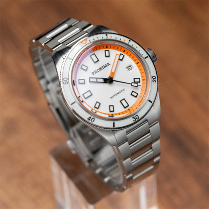 Proxima PX1703 Luxury Diver Watch Business Waterproof Male Clock PT5000 Men Watches Stainless Steel Sapphire Bezel BGW9 Luminous