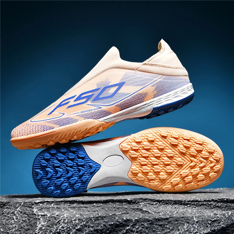 New Men's Soccer Shoes Grass Adult Non-Slip Football Boots Ultralight Sport Indoor Cleats FG Turf Futsal Comfortable