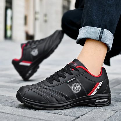 Mens Sports Shoes Big Size Breathable Comfortable Wear-resistant Snekaers Soft Sole Casual Flat Running Shoes for Man