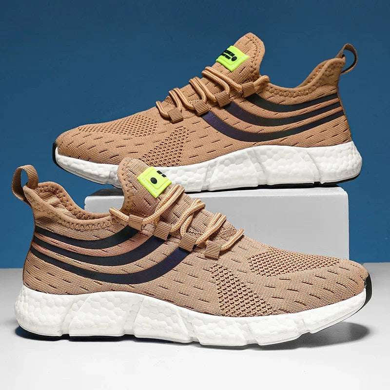 Pantofi sport casual pentru bărbați, adidași ușori și respirabili, antiderapanti, pentru alergare în aer liber, plimbare, tenis și jogging