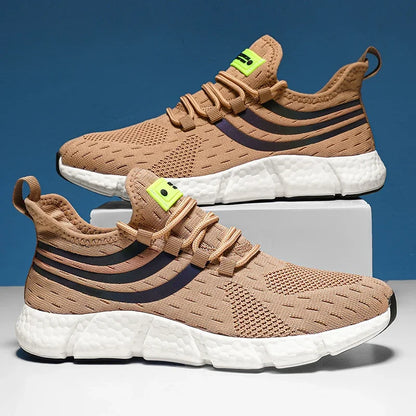 Pantofi sport casual pentru bărbați, adidași ușori și respirabili, antiderapanti, pentru alergare în aer liber, plimbare, tenis și jogging