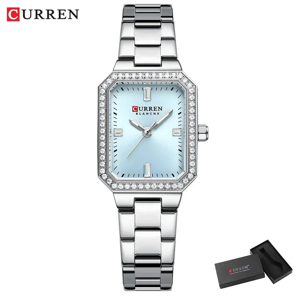 CURREN Elegant Quartz Ladies Wristwatch Top Brand Original Watch For Women Luxury Waterproof Luminous Watches