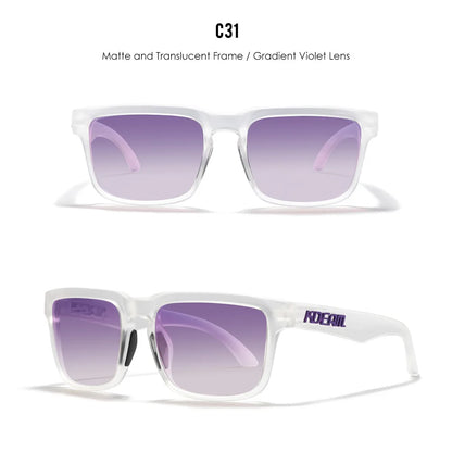 Kdeam High Quality Original Brand Design Polarized Sunglasses for Women Men Fashion Unisex  Trendy Outdoor Eyewear For Couple