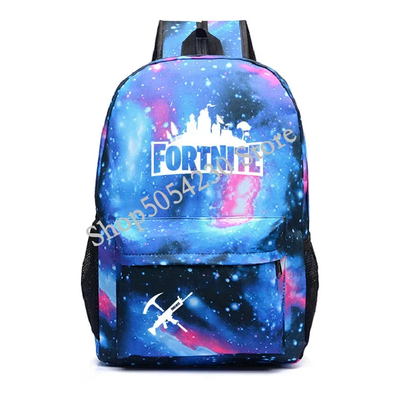 Fortnite Children's Backpack Large Capacity Bolsa Escolar High Quality Waterproof Men Women Victory Game Stationary Kid Rucksack