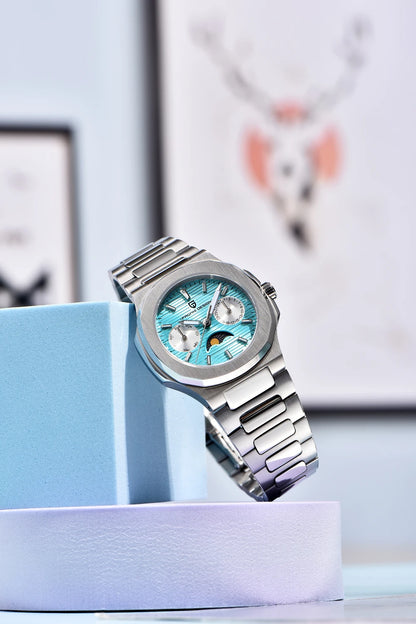 2025 New PAGANI DESIGN Women's Watch Automatic Date Luxury Quartz Watch Japan Epson VX3HA Watch Stainless Steel Waterproof Clock