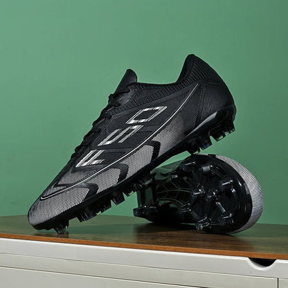 Nouvelles chaussures de football pour hommes, chaussures de sport ultralégères, chaussures de football pour matchs en plein air, futsal, haute cheville, respirantes, antidérapantes, de haute qualité
