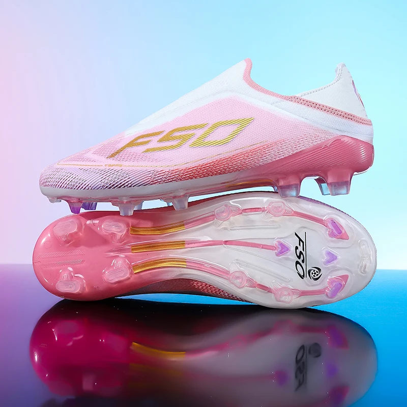 Men Soccer Cleats Professional Football Boots Society Turf Breathable Mesh Youth Soccer Shoes Anti Skid Male Sneakers Chuteira