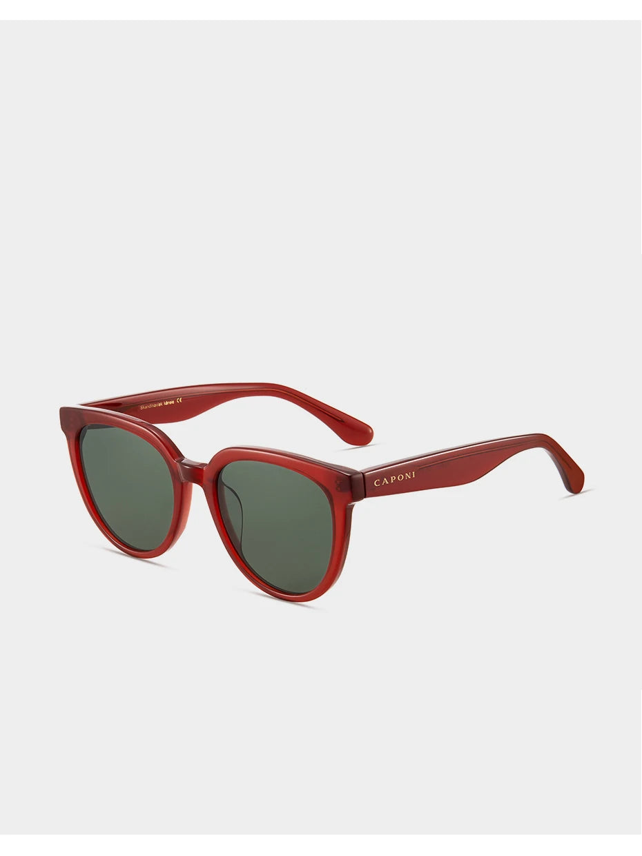CAPONI Brand Design Sunglasses For Women Fashion Retro Girls Eye Shades Korea Style Polarized Sun Glasses UV Protection BH31031