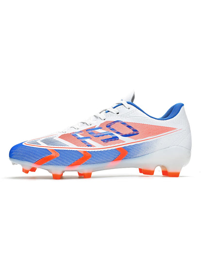 Professional Grass AG /FG Soccer Shoes PU Fabric Integrated Upper TPU Tough Sole Wear Resistant Anti-slip Youth Footwear