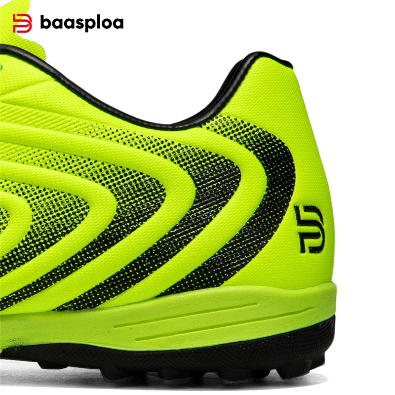 Baasploa Herren-Fußballschuhe – bequeme, leichte Trainingsschuhe für Kunstrasen – professionelle, weiche Herren-Sneaker mit rutschfester Sohle