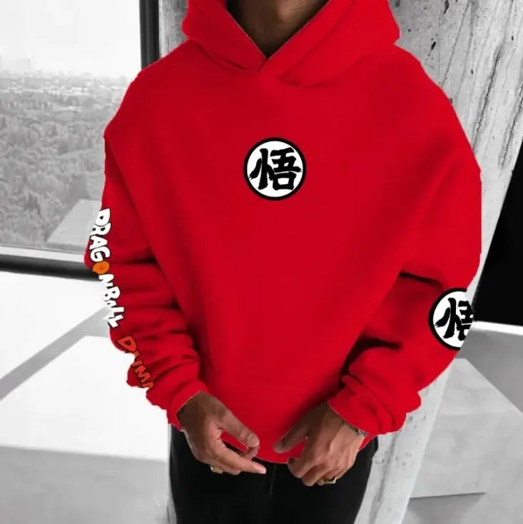 Dragon Ball Z Anime Hoodie Men Women Cotton Streetwear Casual Pullover Sweatshirt Cartoon Print Goku Vegeta Jacket Spring Autumn