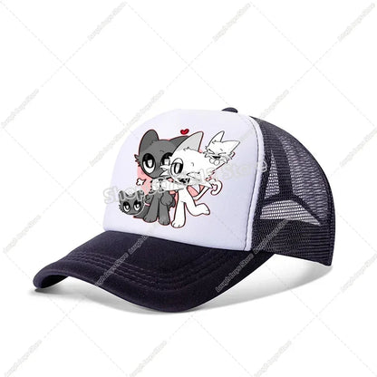 Sprunkis Baseball Caps Boys Casuals Hats Game Figure Printed Women Man Sports Sun Hat Adjustable Peaked Cap Bonnets Girls Gifts