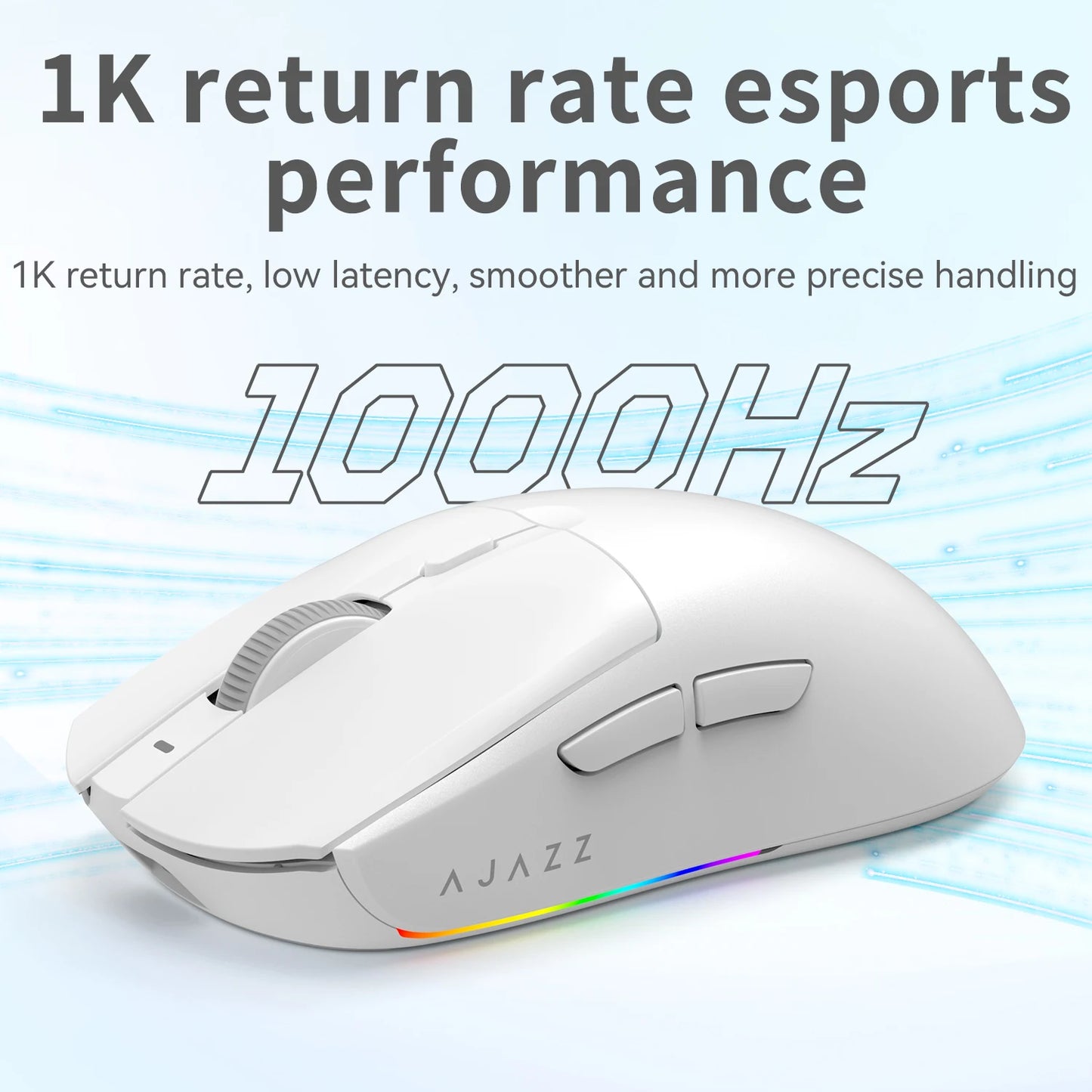 AJAZZ AJ139Pro/AJ139V2MC trådløs mus PMW3395/PAW3311-chipsæt 12000-26000Dpi professionel gamingmus