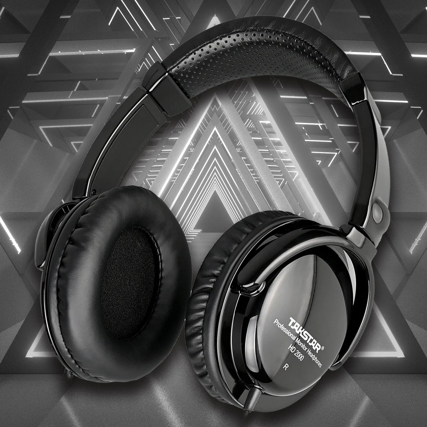 Takstar HD2000 Wired Over Ear Headphones Studio Monitor & Mixing DJ Stereo Headsets for Computer Recording Phone Piano Guitar PC
