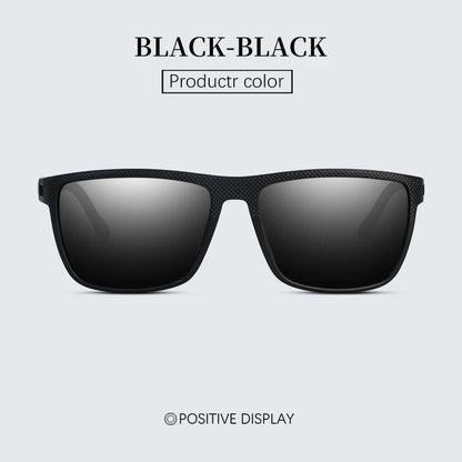 Fashion High Quality Brand New Polarized UV400 Sunglasses Men Women‘s Square Matte Frame Glasses