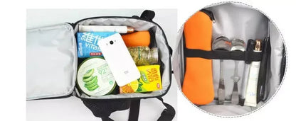 Hot Game Shooting Fortnites Child Insulated Large Capacity Bag for Boy Girl Student Outdoor Resuable Thermal Cooler Lunch Box