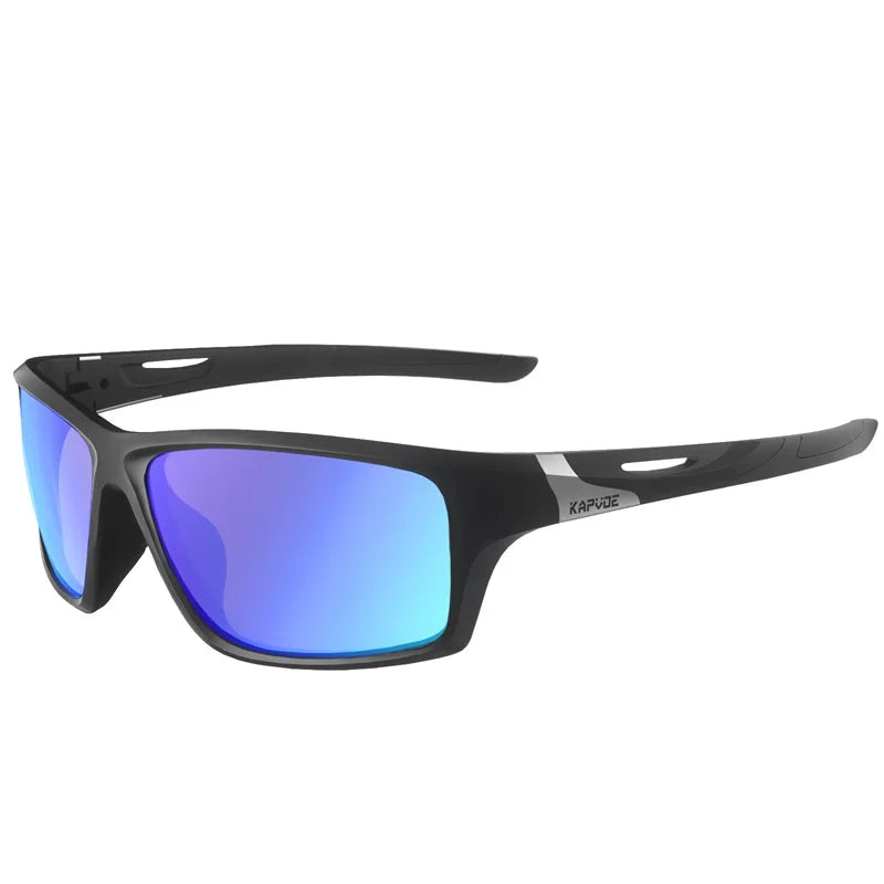Kapvoe Men Fashion Polarized Sunglasses Cycling Glasses UV400 Eyewear for Men Women Driving Climbing Outdoor Sports Sunglasses