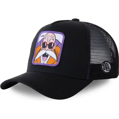 ALL Styles Dragon Ball Baseball Cap Snapback Peaked Cap Men's Embroidery Hip-Hop Cap Style Sun Visor Adjustable Trucker Mesh Cap