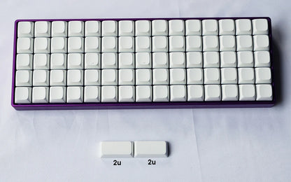 NPKC Blank XDA Keycaps Planck Preonic 61 75 87 108 Keyset Thick PBT Material for Cherry MX Mechanical Keyboard