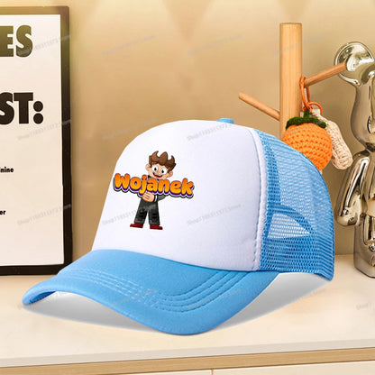 Wojan Teams Mesh Baseball Cap Cute Cartoon Summer Outdoor Sports Sun Hat Fashion Parent-child Activity Breathable Sunbonnet Gift