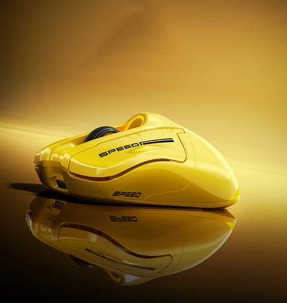 Bezdrátová Bluetooth herní myš INPHIC Super Racing Car Series s baterií 500mA, zobrazením stavu baterie a přizpůsobitelnými světelnými efekty