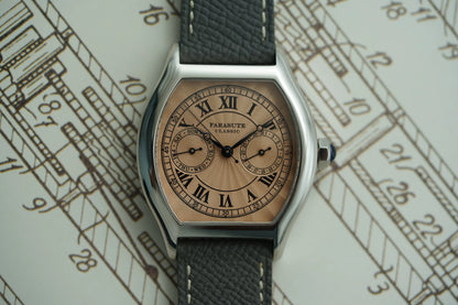FARASUTE 36mm Luxury Retro Men Quartz Watch VH64 Movement Stainless Steel Sports Fashion Sapphire Glass Waterproof Watch Relogio