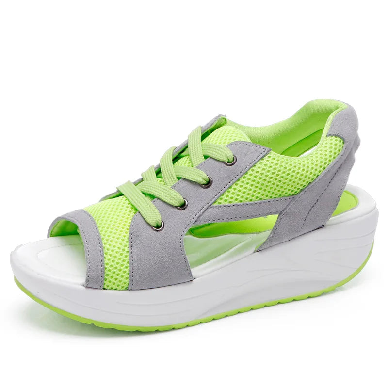Women Sandals 2023 New Lady Platform Chunky Sandals Comfortable Women's Sandals Open Toe Casual Summer Sports Shoes