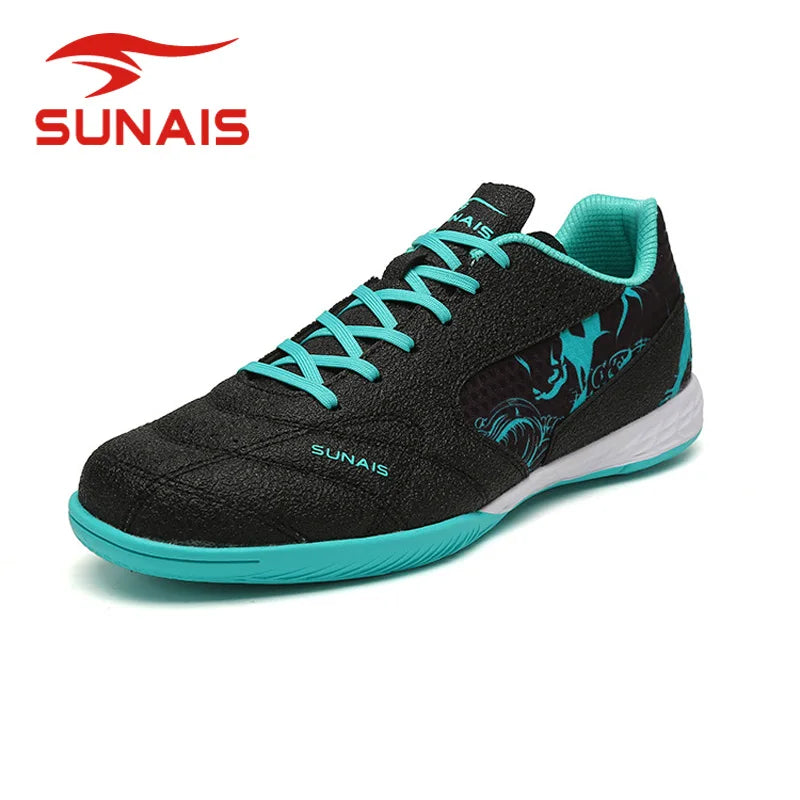 SUNAIS IN Chaussures de football en salle à semelle plate antidérapante pour terrains en bois/ciment 835233