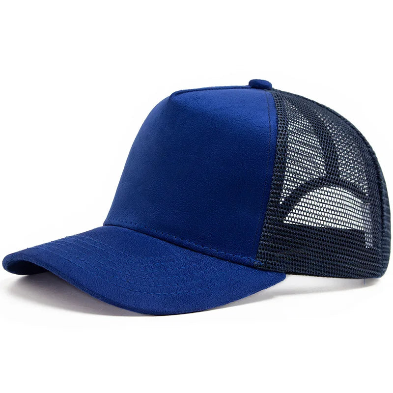 Four Seasons Mesh Baseball Cap Women Men Fashion Casual Breathable Letter Icon Unisex HipHop Trucker Caps Outdoor Sports Dad Hat