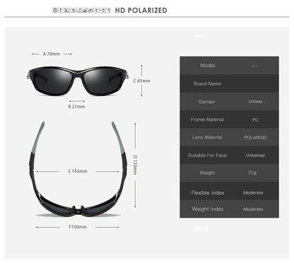 VCKA Polarized Myopia Sunglasses TR90 Men Women Classic Sport Driving Glasses Male Colorful Lenses Customized Prescription UV400