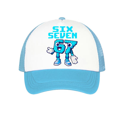 Steal A Brainrot 67 Baseball Cap Game Character Print Sun Hat Kids Adult Adjustable Peaked Caps Anime Fashion Summer Casual Hats