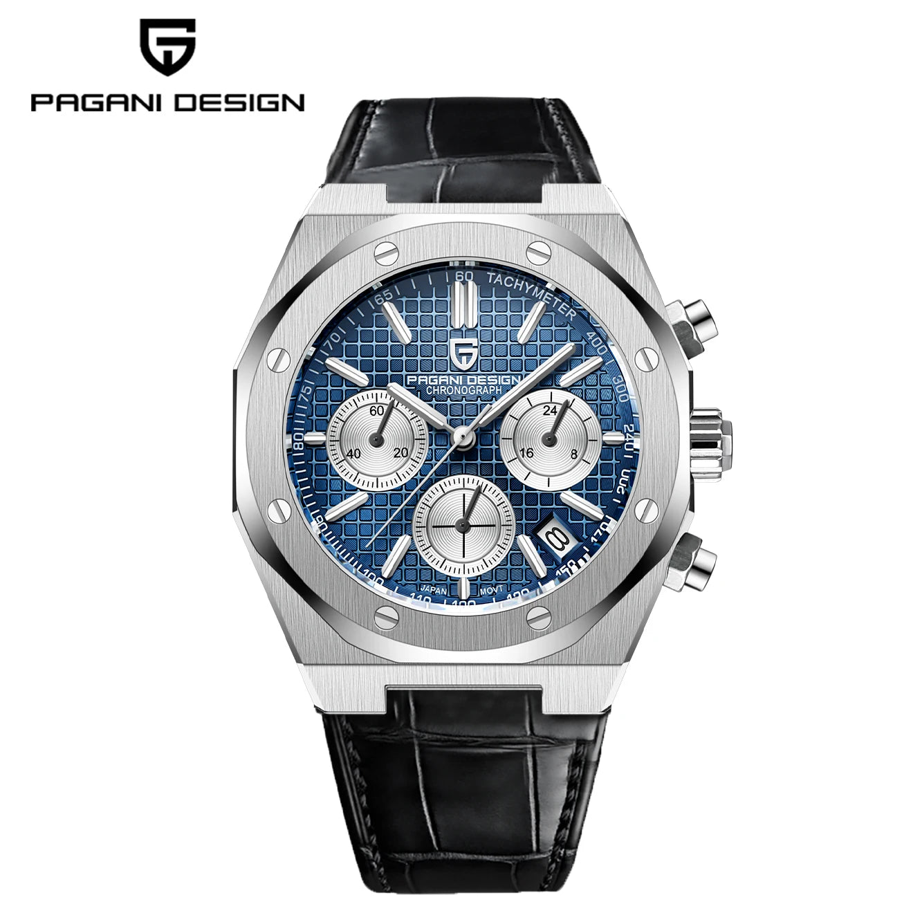PAGANI DESIGN PD1707 Men's Quartz Watches 40MM Stainless Steel Sapphire Glass Top Brand Watch Gift for Men Reloj Hombre 2024 New