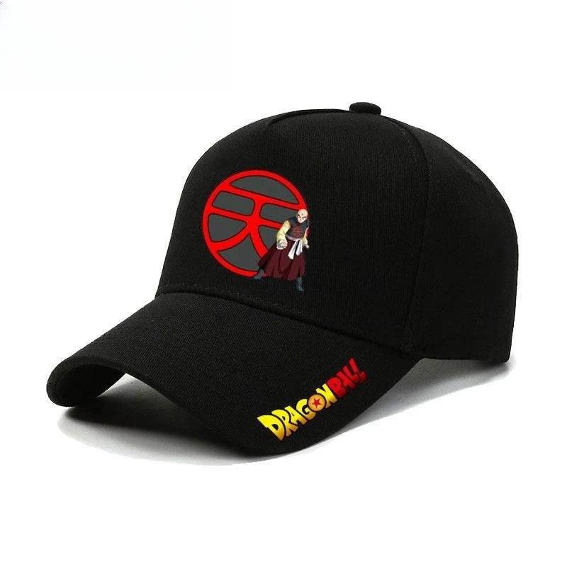 New Dragon Ball Master Roshi Son Goku Hat Creative High-Value Anime Cartoon Letter Print Unisex Casual Versatile Baseball Cap