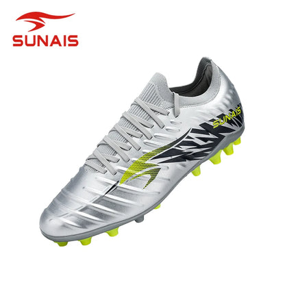 SUNAIS Chaussures de football pour hommes, entraînement sur gazon artificiel, antidérapantes, chaussures de football pour jeunes, chaussures d'entraînement sportif AG 835315