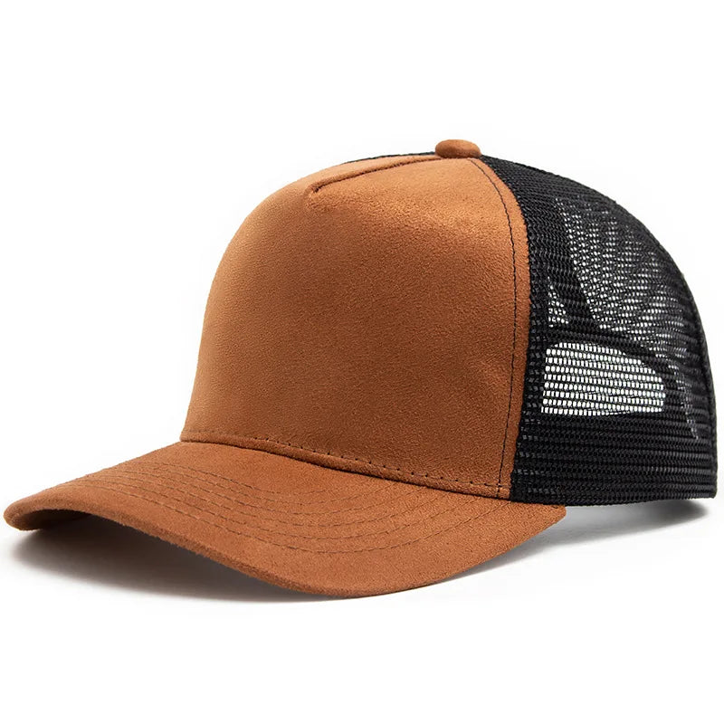 Four Seasons Mesh Baseball Cap Women Men Fashion Casual Breathable Letter Icon Unisex HipHop Trucker Caps Outdoor Sports Dad Hat