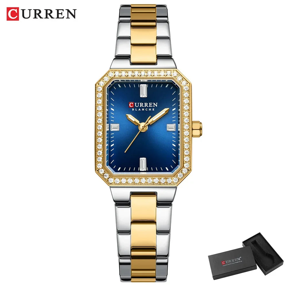 CURREN Elegant Quartz Ladies Wristwatch Top Brand Original Watch For Women Luxury Waterproof Luminous Watches